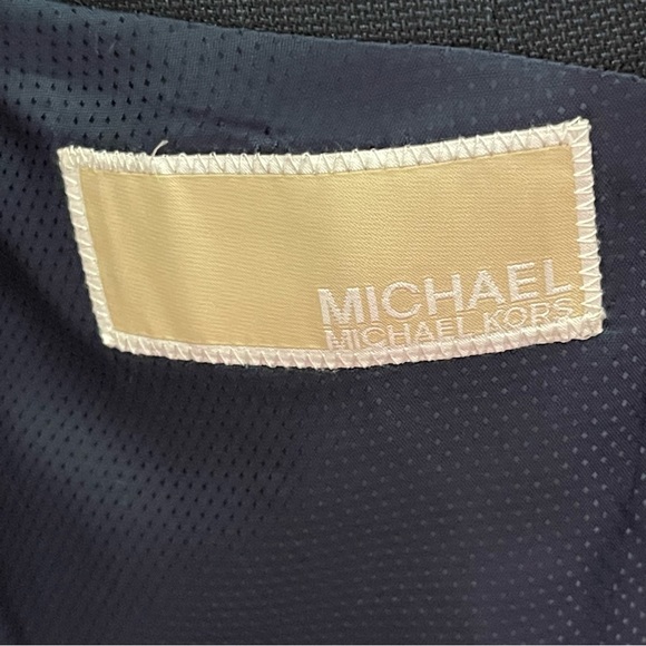 MICHAEL KORS Mens Wool Blue Suit Jacket Blazer - Picture 9 of 10